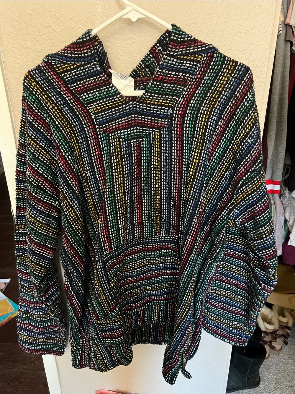Multicolor Striped Bojo Hoodie